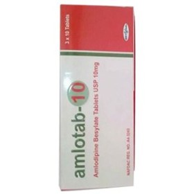 Amlotab 10 tablet, 10 tablets 1 strip