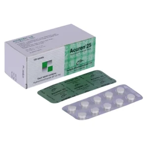 Acuren Tablet 25 mg,10 tablets 1 strip