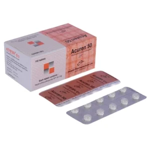 Acuren Tablet 50 mg,10 tablets 1 strip