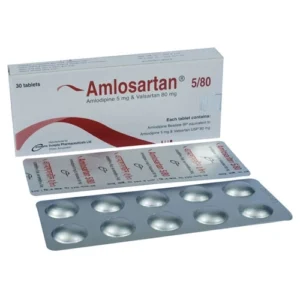 Amlosartan 5/80 Tablet, 10tablets 1 strip