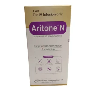 Aritone N Injection Multivitamin [water soluble] + Normal Saline 10 ml vial, 1 injection