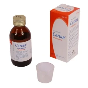 Cortan 5 mg/5 ml (Oral Solution) 100ml syrup, per syrup