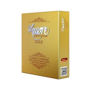 Amore Gold Luxury Condom 1×3 piece