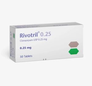 Rivotril 0.25mg, 10 Tablets per Strip.