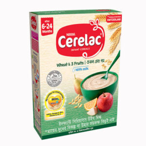 Cerelac Wheat & 3 Fruits With Milk! 350gm