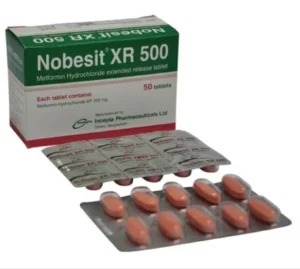 Nobesit Xr 500mg,10 tablets 1 strip
