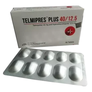 Telmipres Plus 40 mg+12.5 mg (Tablet),10tablets per strip