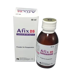 Afix DS 200 mg/5 ml (Suspension) 50ml, per syrup