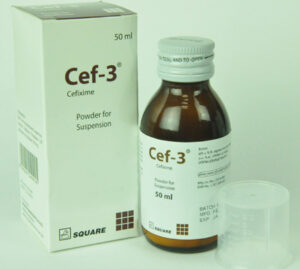 Cef-3 100 mg/5 ml (Suspension) 50ml, per syrup