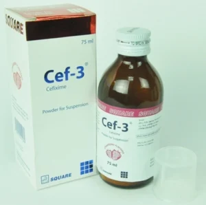 Cef-3 100 mg/5 ml (Suspension) 75ml, per syrup