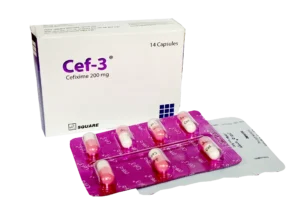 Cef-3capsule 200mg,7capsules per strip