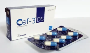 Cef-3 DS capsule 400mg, 7 capsules per strip