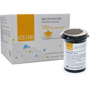 BIONIME Blood Glucose Strips.
