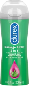 Durex Massage & Play 2 in 1 Aloe Vera Lubricant, 50ml
