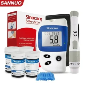 Sinocare Safe ACCU2 Blood Glucose Meter Blood Sugar Test Kit Diabetes Home Glucometer