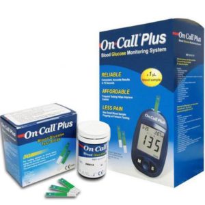 On -call plus blood glucose test meter