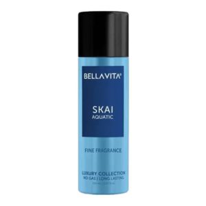 Indian product Bellavita skai aquatic body spray used for male – 120ml
