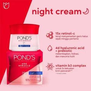 POND’S Age Miracle Night Cream 50g INDONESIA