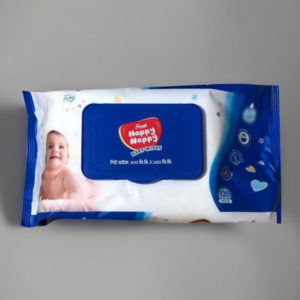 Happy Nappy Wet Wipes for Baby – 120 Pieces