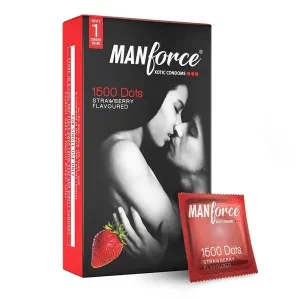 Manforce Strawberry Condom 10pcs pack
