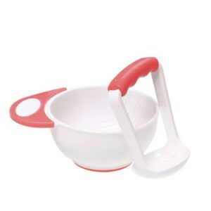 apple bear masher bowl