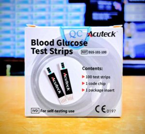 AcuTeck Blood Glucose Test Strips 50pcs