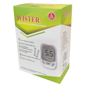 Wister Blood Glucose Monitor Diabetes Check Machine- White