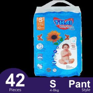 Thai Pant System Baby Diapers S Size (4-8kg) 42pcs