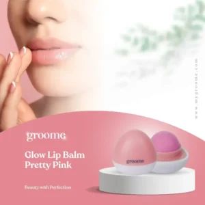 Groome Glow Lip balm with SPF 15 – Pretty Pink