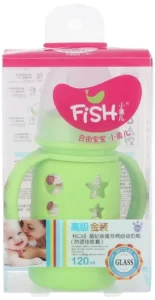 Fish Baby Glass Feeder Bottle 120ml Bottle