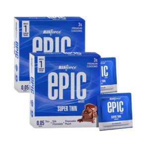 Manforce Epic Condoms Chocolate 10pcs pack