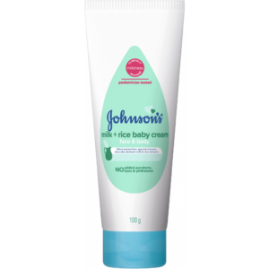 JOHNSON’S RICE + MILK CREAM 50GM