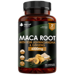 Maca Root Capsules with KSM Ashwagandha and Ginseng