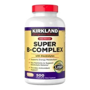 KIRKLAND Signature Super B-Complex With Electrolytes 500 Tablets