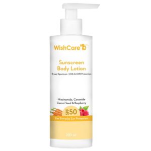 WishCare SPF50 Sunscreen Body Lotion – 200ml