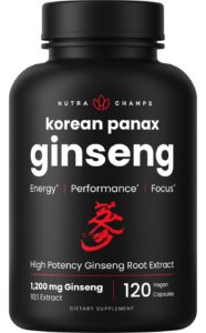 Nutra Harmony Korean Panax Ginseng -120 Capsules