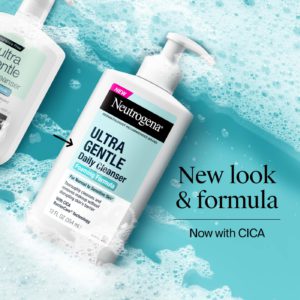 Neutrogena Ultra Gentle Daily Facial Cleanser for Sensitive Skin Oil Free 473ml
