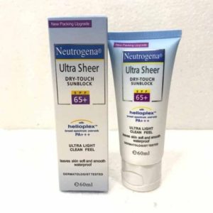 NEUTROGENA Ultra sheer Dry touch Sun block 65 + SPF -60ml |