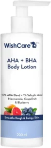 WishCare AHA + BHA Body Lotion Smooths Rough & Bumpy Skin (200ml)