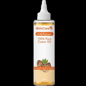 WishCare Cold Pressed 100 percent Pure Castor Oil-200 ml