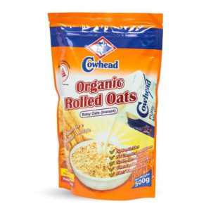 Cowhead Organic Instant Rolled Oats 500g , Original (BSTI Certified)