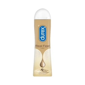 Durex Real Feel Intimate Lubricant | Silicone Based Lube Gel for Men & Women – 50ml (Thailand)