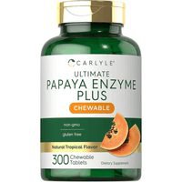 Carlyle Papaya Enzyme Chewable Tablets 300tablate