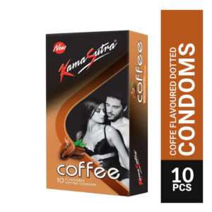 Kamasutra Chocolate Flavor Dotted Condom – 10Pcs Pack