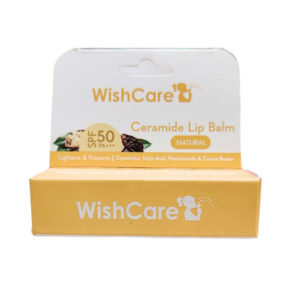 WishCare Ceramide Lip Balm Natural with SPF 50 PA+++ 5g