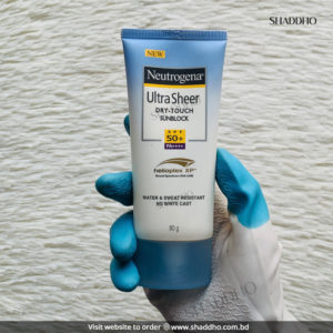 Neutrogena Ultra Sheer Dry Touch Sunblock SPF50+ PA++++ (80g)