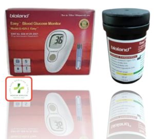 Bioland Easy Blood Blood Glucose test 25pcs strips