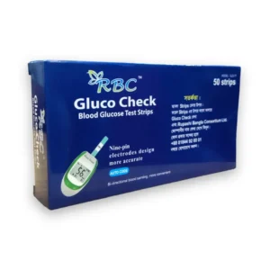 RBC Gluco Check Blood Glucose Test Strip – 50 pcs